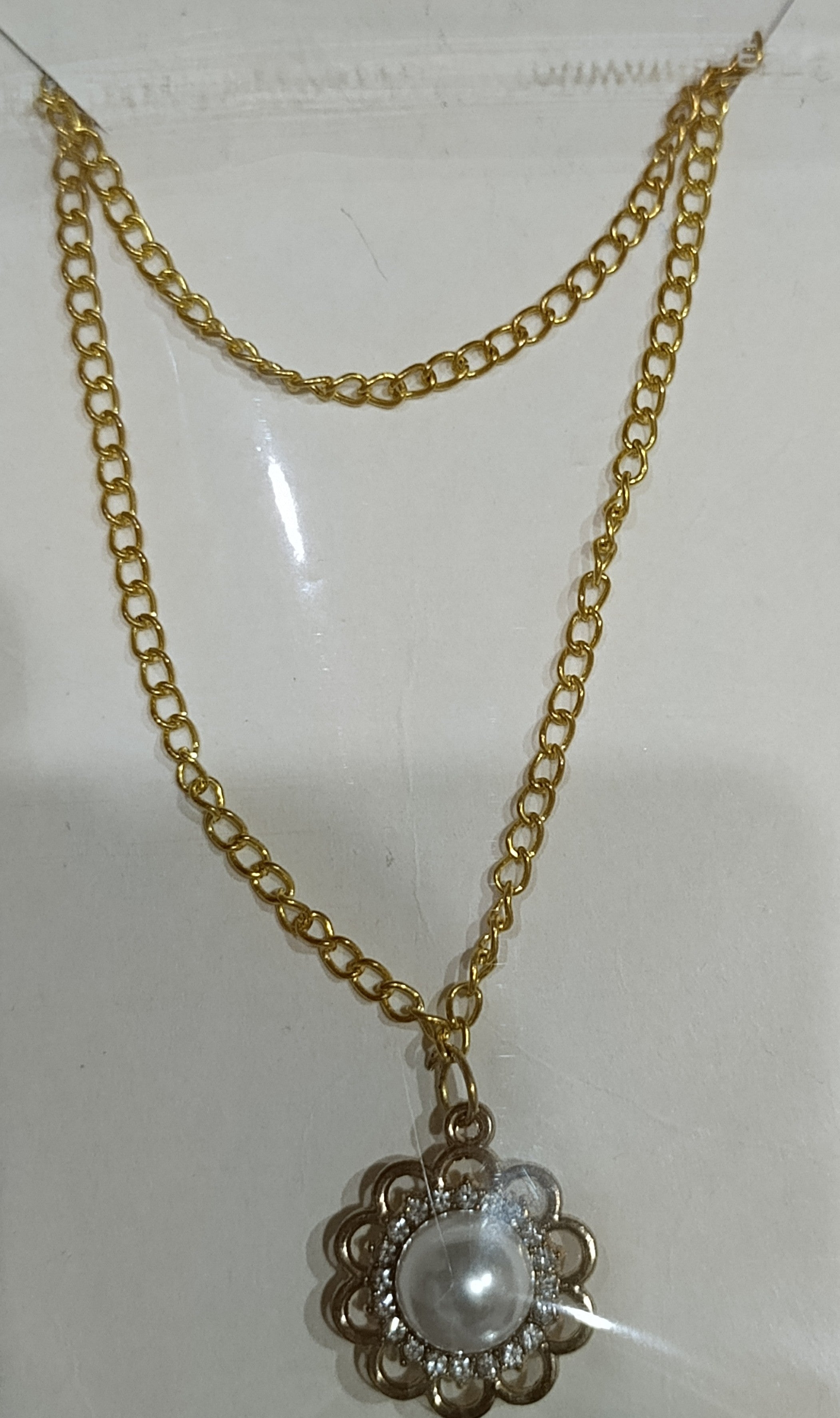 layered gold-tone chain